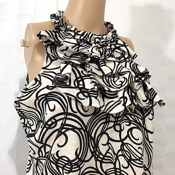 St. Tropez Ruffle Halter Top - Picture 8 of 11